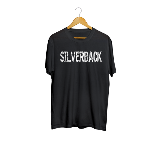 Silverback White Lettering